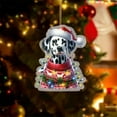 thumbnail image 2 of Dalmatian Christmas Ornament Acrylic Hanging Decoration Dog Theme Holiday Decor for Tree and Home, 2 of 6