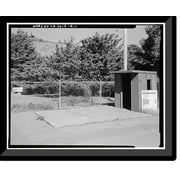 Historic Framed Print, Mill Valley Air Force Station, Gatehouse, East of Ridgecrest Boulevard, Mount Tamalpais, Mill Valley vicinity, Marin County, CA, 17-7/8" x 21-7/8"