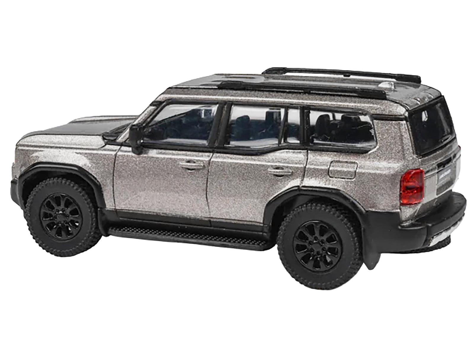 2024 Toyota Land Cruiser 250 Prado Meteor Shower Silver Metallic 1/64 Die Cast Model Car by Paragon