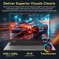 thumbnail image 4 of ASUS Vivobook Flip 14" WUXGA OLED 2-in-1 Touchscreen laptop, Intel Ultra 7 256V, 16GB RAM, 3TB Storage(2TB SSD+1TB Docking Station Set), Intel Arc Graphics, Backlit Keyboard, Win 11, Gray, 4 of 9