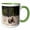 Green/White, variant on 3drose, Grizzly Bears, Yellowstone Np, Wyoming - Us51 Aje0040 - Adam Jones, 11oz Two-tone Red Mug