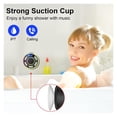 thumbnail image 3 of Shower Bluetooth Speaker IPX7 Waterproof, Portable Bluetooth Speakers with Suction Cup and Time Display, Crystal Sound&Bass LED Light 1100mAh, Wireless Shower Speaker for Outdoor/Kayak/ Gifts/Beach, 3 of 6