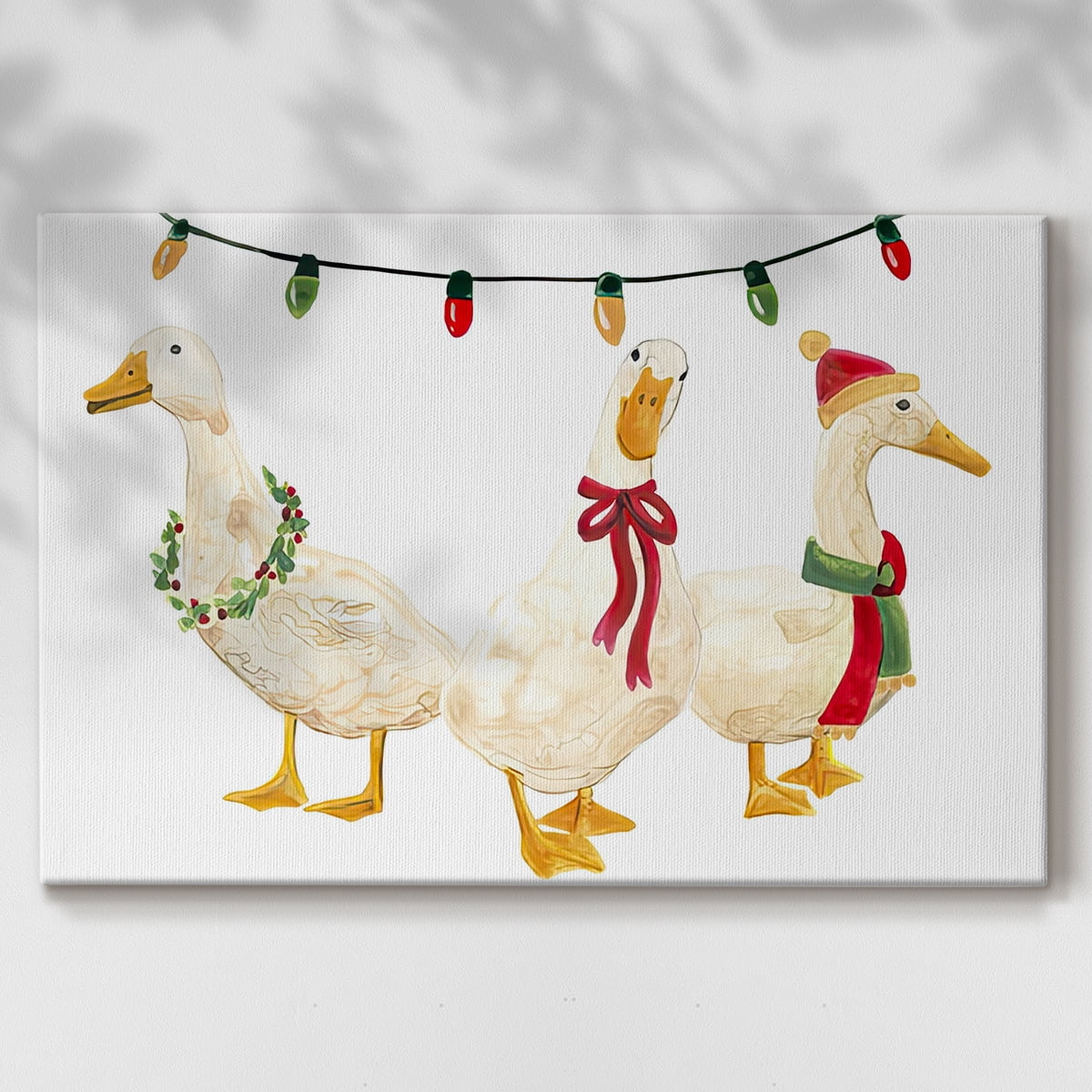 Merry Quackmas Collection A- Gallery Wrapped Canvas