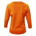 thumbnail image 3 of Vivid Orange Kids Long Sleeve Crew Neck Shirt, 18M, 1 piece, 3 of 7
