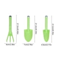 thumbnail image 3 of Aonerit Kids Gardening Tool Set 3 Pack, Plastic Shovel Rake Trowel Kit, Children Beach Sand Digging Toy, Garden Outdoor, 3 of 6