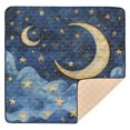 thumbnail image 6 of WOBOGO Cloudy Sea Night Sky Baby Playmats Extra Large Waterproof Rollable Activity Pads for Toddlers 50×50inch, 6 of 7