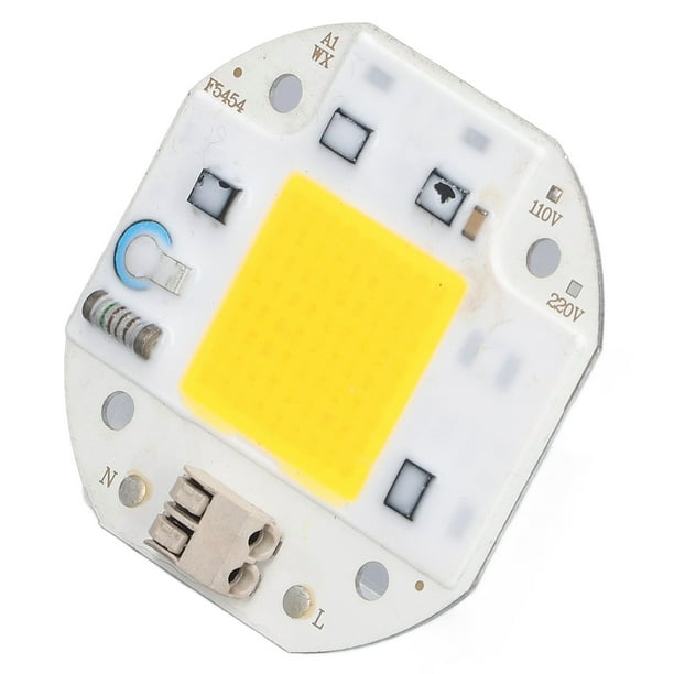 Cob Lamp Bead Led Chip Cob Led Chip COB Lamp Bead Alta Potencia LED Chip Alto Brillo COB Light Emitter Drive Free Para Iluminación DIY 110V70W Blanco Cálido 2800K-3500K ANGGREK 70 W Blanco cálido 2800 K‑3500 K