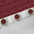 thumbnail image 4 of Feelyou Maroon Boho Damask Black Out Curtains, Gothic Crow Curtains Pack of 2 (42x63 Each), 4 of 6