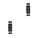 thumbnail image 1 of Qarigey Tope de plástico de 100 piezas para ropa, cordones de zapatos, topes de bloqueo, bolsa de Paracord con palanca de frijol de doble negro 12 2.5*0.8 2Conjunto, 1 of 6