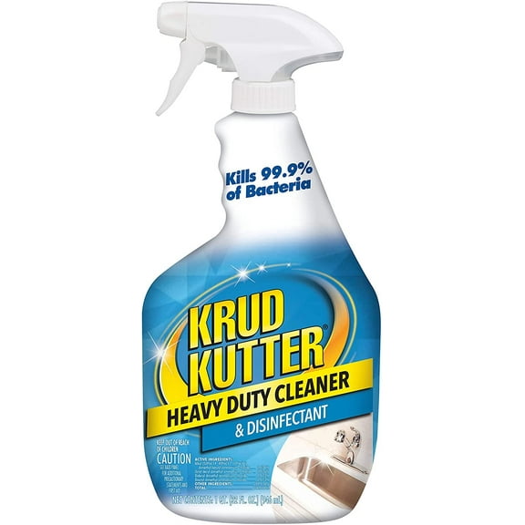 Krud Kutter 298309 Heavy Duty Cleaner & Disinfectant, 32oz Spray, Clear