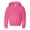 Neon Pink, variant on NuBlend® Youth Hooded Sweatshirt