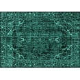 thumbnail image 1 of Ahgly Company Indoor Rectangle Persian Turquoise Blue Bohemian Area Rugs, 8' x 12', 1 of 4