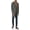 Gray, variant on Men's Wool Topper Button Front Coat (Gray, XL)