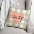 thumbnail image 3 of Creative Products I Love You Every Day 18x18 Spun Poly Pillow, 3 of 3