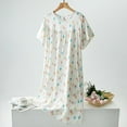 thumbnail image 2 of Robes de Nuit Femmes Femmes Robe de Sommeil Vêtements de Nuit Femmes Vêtements de Nuit Grande Taille Robes de Soirée Femmes Vêtements de Nuit Chemise de Nuit pour Femmes Vêtements de Nuit Chemise de Nuit pour Femmes Chemise de Pyjama à Manches Courtes Grande Nuit, 2 of 3