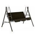 thumbnail image 3 of Advancent Fundas de asiento para sillas de exterior, bolsa impermeable para columpio de Patio, cubierta de repuesto para columpio de jardín de 3 Jardín y Patio café, 3 of 6