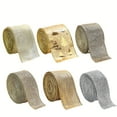thumbnail image 5 of Christmas Ribbon Gold Powder Decorative Bow Material Christmas Ribbon Decoration, 5 of 8