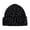Black, variant on Men's and Women's Hats Solid Color Cute Caps Knitted Stretchable Warm Winter Hat Nylon Running Hat One Size