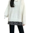 thumbnail image 2 of Liacowi Women's Adjustable Layering Fake Tops Floral Printed Lower Sweep Shirts Extender Mini Skirt Half-Length Splitting A Version Slips, 2 of 3