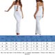 thumbnail image 2 of Trajes De Verano De 2 Piezas Conjunto de falda de 2 piezas para mujer Ahueca hacia fuera la falda superior sin mangas Elegante traje de vacaciones Ygjytge Blanco L para Mujer, 2 of 6