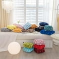 thumbnail image 4 of ColourTree 12'' L x 13'' W Grass Green 2 Pcs Knot Pillow Soft Throw Pillow Home Decoration Cushion Square Office Knotted Plush Throw Cushion, 4 of 5
