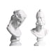 thumbnail image 2 of 2x Mitología Griega Estatua Estatua de Retro Arte Resina Escultura Nórdica Decoración, 2 of 5