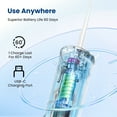 thumbnail image 6 of Portable Water Flosser for Teeth: Oral Irrigator Water Teeth Cleaner Pick with 5 Modes, Rechargeable 5 Jet Tips Floss Picks for Home Travel,White, 6 of 7