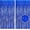 Blue, variant on Purple Tinsel Foil Fringe Curtains - 2Pcs 3.2x8.2ft Metallic Streamers Backdrop for Christmas/Hunters/Girl/Women/Birthdays/Bridal Shower/Bachelorette/Anniversary/Engagement Party Decor