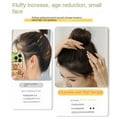 thumbnail image 7 of Hot Sale Women Cushion Hair Root DIY Increase Hair Volume Invisible Puff Hair Head Cushion Head Wig Silicone Fluffy Hair Pad Hair Volume Increase Pad LIGHT BROWN, 7 of 7