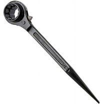 Y H M Single Head Ratchet Wrench Ratchet Spud Wrench 12-Point Opening 27mm For Bolt Size M18 Durable And Corrosion-Resistant