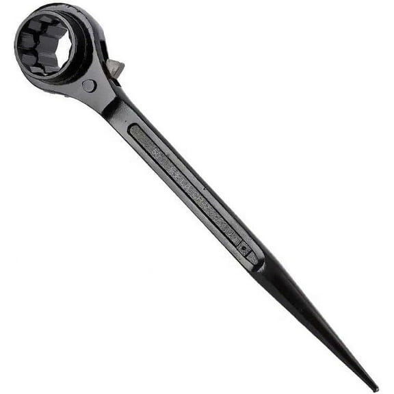 Y H M Single Head Ratchet Wrench Ratchet Spud Wrench 12-Point Opening 27mm For Bolt Size M18 Durable And Corrosion-Resistant