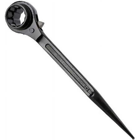 Y H M Single Head Ratchet Wrench Ratchet Spud Wrench 12-Point Opening 32mm For Bolt Size W 3/4 Durable And Corrosion-Resistant