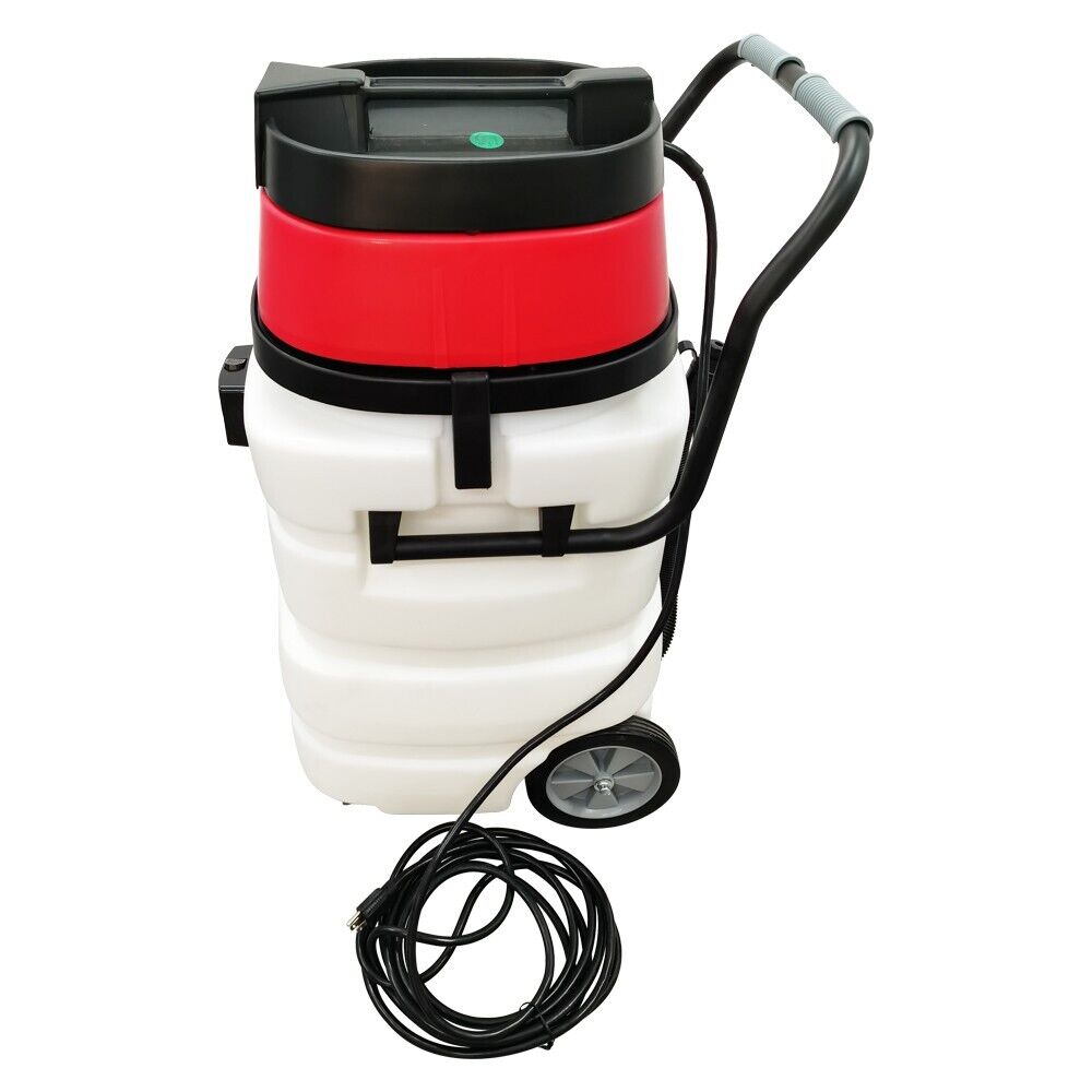 PreAsion 24 Gallon 2-motors Industrial Wet/Dry Vacuum Cleaner Commercial Water Suction Machine 110V