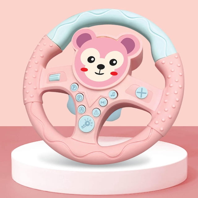 Volante de Juguete Simulado Hugo Monkey Portátil Juego de Imaginación Cumpleaños para en Edad Preescolar