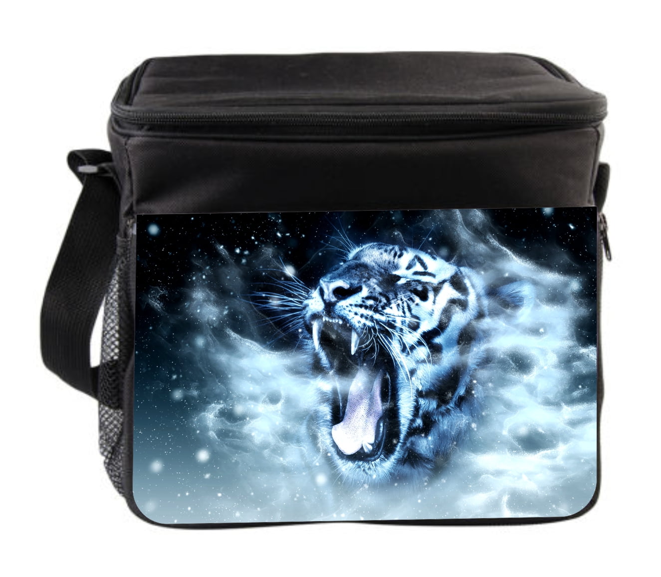 Animal Tiger Roar Art Cross Body Shoulder Messenger Laptop Bag