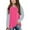 Hot Pink, variant on Kids T Shirt Long Sleeve Light Blue Shirt Kids Fall Tops Crewneck Basic Tees Comfort Colors Girl Tops 4-5 Years