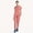 Pink, variant on Beauty Salon SPA Doctor Surgical Suit Suit Short-sleeved V-neck Dental Nurse Suit Casual Stretch Hand Wash Clothes Suit