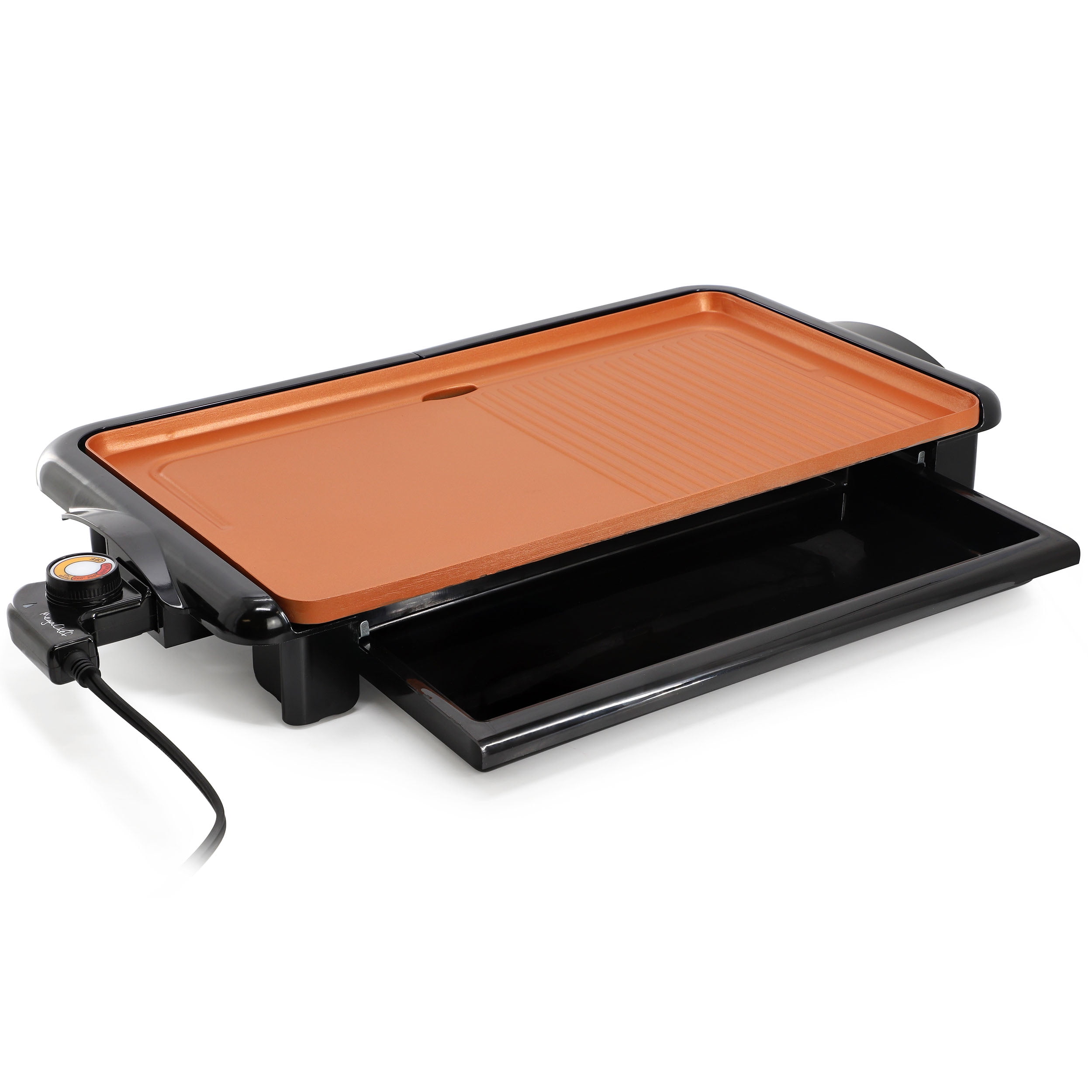 MegaChef 18.89 Inch Electric Grill/Griddle with Copper Coating