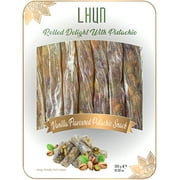 LHUN Rolled Turkish Delight Candy with Pistachio and Vanilla 10.58 oz