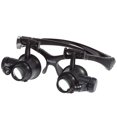 thumbnail image 1 of Lighted Head Magnifier Glasses with 8 Pairs Interchangeable Lens (2.5X to 25x) Magnifying Head Set with Light  Precision Magnifying Glass for Jewelers  Technicians, 1 of 11
