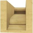 thumbnail image 4 of 5"W x 10"D x 5"H Wide Scroll Rough Cedar Woodgrain TimberThane Corbel, Primed Tan, 4 of 6