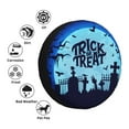 thumbnail image 4 of Balery Halloween Trick Or Treat Cubiertas para Neumáticos - Protector Resistente para Neumáticos de Camioneta, SUV, Remolque, Camper y RV-16 inch, 4 of 6