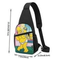 thumbnail image 4 of Simpsons Chest Bag Stylish Crossbody Sling Bag Lightweight Crossbody Fanny Pack For Travel, Sports & Daily Use, 4 of 6