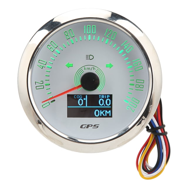 Medidor de velocidad GPS, tacómetro GPS 3 en 1, velocímetro GPS compacto y liviano