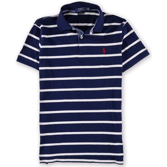 Ralph Lauren Polo de rugby a rayas para hombre, azul, extragrande Ralph Lauren polo, rugbi