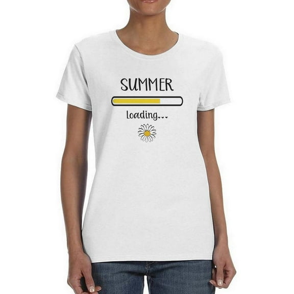 Summer Loading W Daisy T-Shirt Women -Image by Shutterstock, Female x-Large