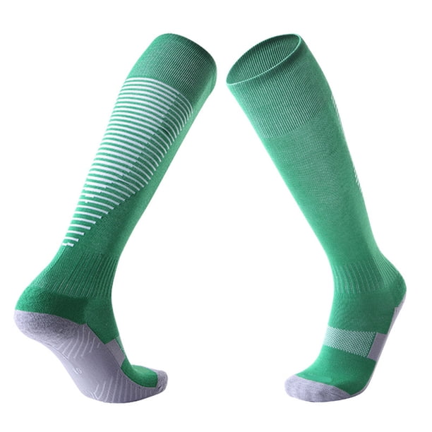 Calcetines de fútbol por encima de la rodilla - Medias de toalla gruesas - Calcetines deportivos antideslizantes