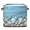 Multicolor 2, variant on CURLYOOT 13 x 13 Inch Cube Storage Bin, Ocean Beach Fabric Storage Cube Baskets, Conch Shells Closet Shelves Foldable Bins with Leather Handles for Home Organizer