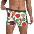 thumbnail image 2 of Kdxio Men's Boxer Briefs with Vegetables Print - Comfortable and Breathable Underwear for Everyday Wear, 2 of 7