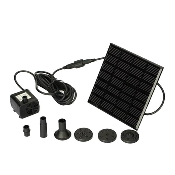 EGNMCR Solar Water Pump Kit, Solar Powered Water Pump With Many Nozzles, DIY Water Feature Outdoor Pump For Bird Bath, Garden And Fish Tank water pump